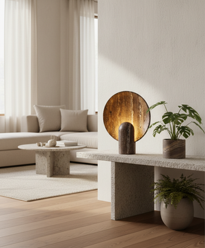 Petra Natural Stone Table Lamp
