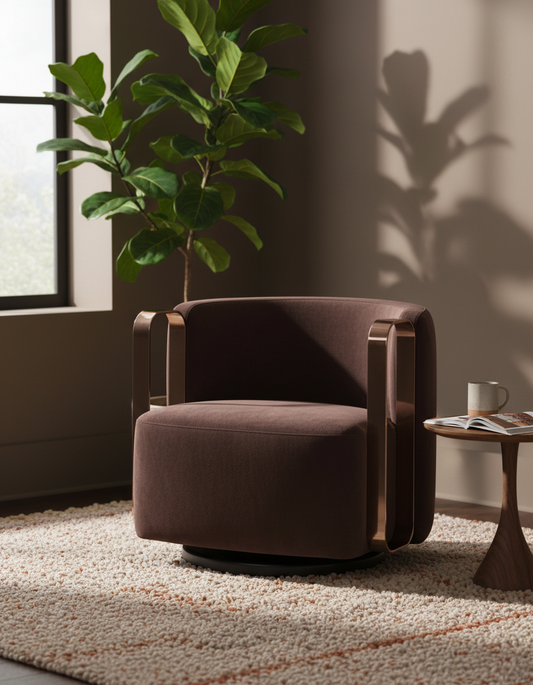 Bordeaux Swivel Lounge Chair